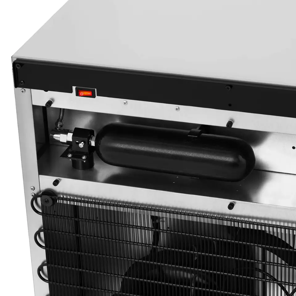 Dispenser wine dispenser with refrigerator 718C 6 bottles silver