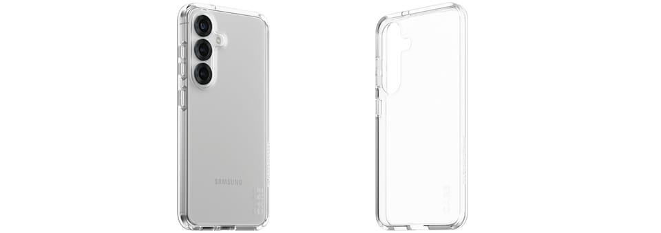 Etui CARE by PanzerGlass Flagship Urban  Combat do Samsung Galaxy S25+ przezroczysty