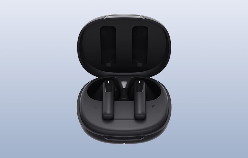 Słuchawki TWS QCY Ailybuds E20 HT13 (czarny)