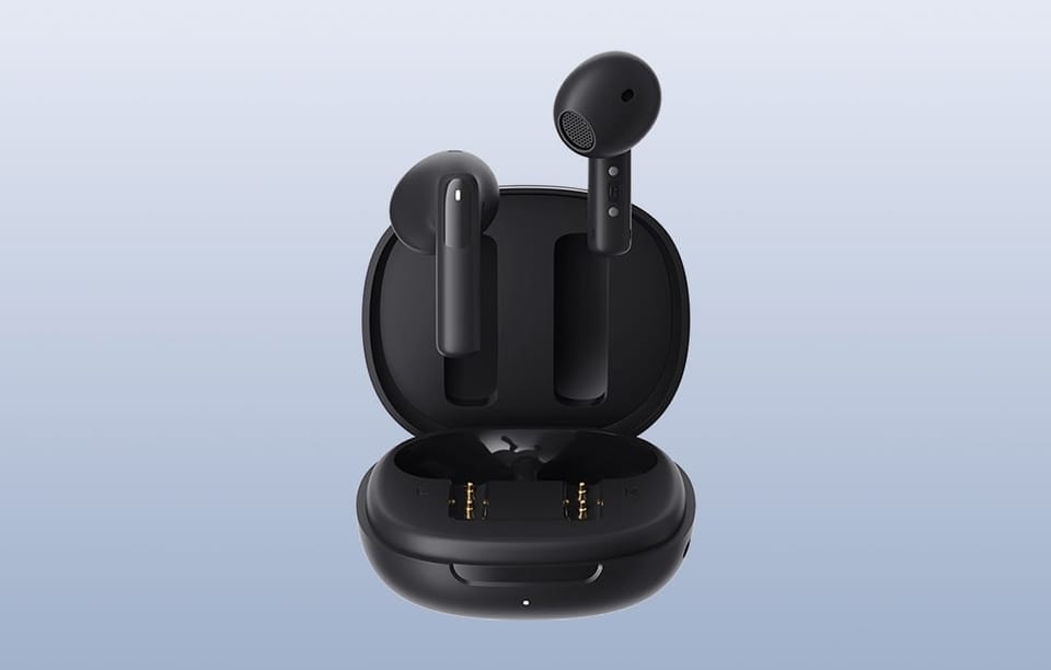 Słuchawki TWS QCY Ailybuds E20 HT13 (czarny)