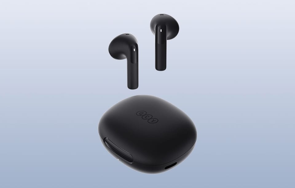 Słuchawki TWS QCY Ailybuds E20 HT13 (czarny)