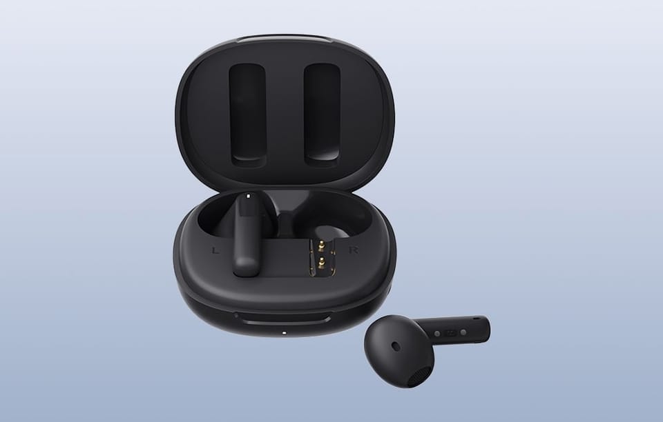 Słuchawki TWS QCY Ailybuds E20 HT13 (czarny)