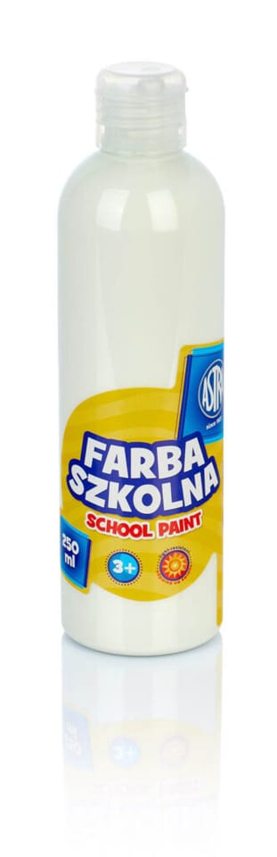 Farba plakatowa szkolna Astra 250ml biała 301217009 ASTRA
