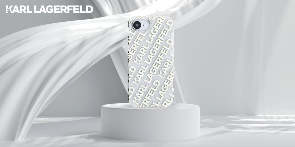 Etui Karl Lagerfeld IML Repeat Logo do   iPhone 16e złoty