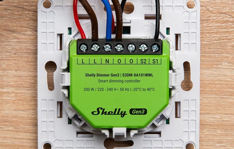 Ściemniacz Wi-Fi SHELLY Dimmer Gen3