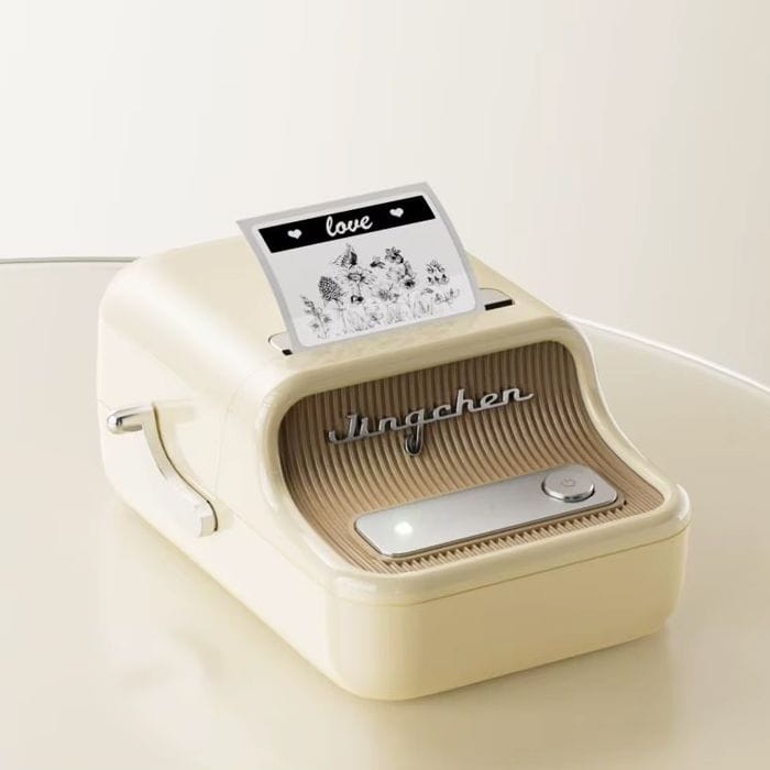 drukarka etykiet Niimbot B21, etykieciarka Bluetooth, mobilna drukarka termiczna, drukarka do etykiet samoprzylepnych, drukarka do kodów kreskowych, etykieciarka do biura, drukarka do przypraw, Niimbot aplikacja do druku