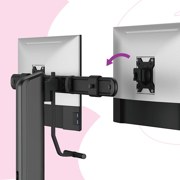 szybkozłączna płytka VESA, uchwyt VESA szybki montaż, instalacja monitora bez narzędzi, podstawka z płytką VESA, łatwy montaż monitora, podstawa do monitora z szybkozłączką, VESA 75x75 100x100 uchwyt, ergonomiczna podstawa do monitora, podstawa szybki montaż, bezpieczne mocowanie monitora