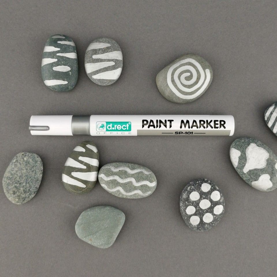 Marker D.RECT SP-101 olejowy srebrny 206009