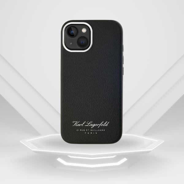 Etui Karl Lagerfeld hotel RSG do iPhone  15 czarny