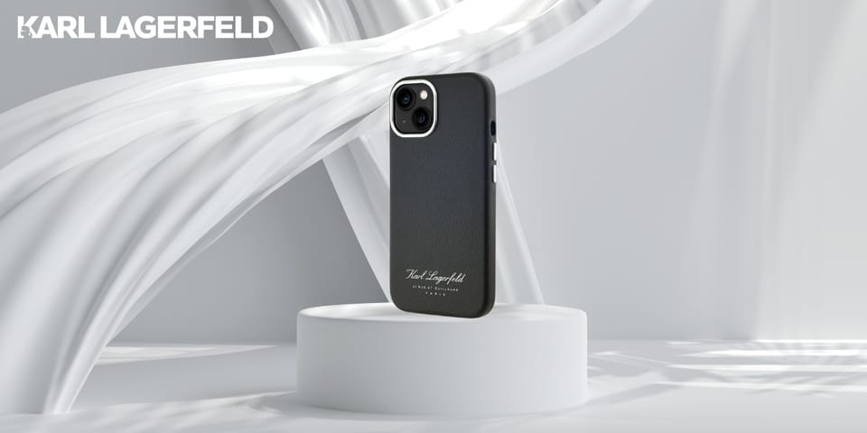 Etui Karl Lagerfeld hotel RSG do iPhone  15 czarny