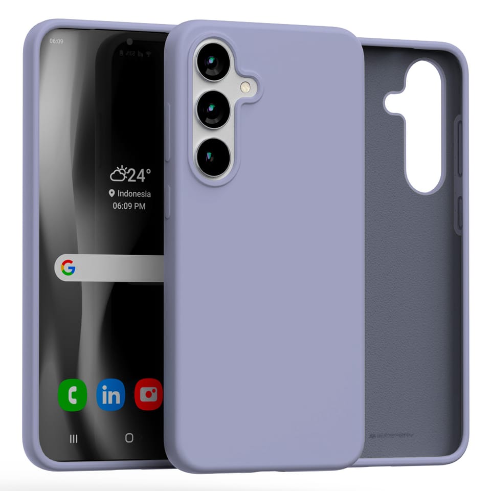 Mercury Silicone Sam S25+ S936           lawendowy/lavender