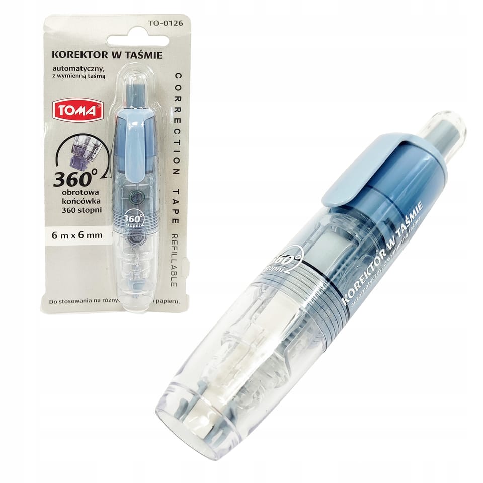 Korektor w taśmie 6m TO-0126 TOMA