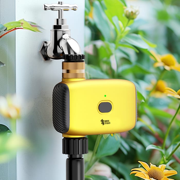 smart timer do podlewania, inteligentny sterownik nawadniania, timer ogrodowy WiFi, automatyczny harmonogram nawadniania, dwa tryby podlewania, cykliczne podlewanie, sterownik z aplikacją, timer z 20 planami nawadniania