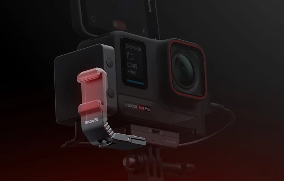 Mocowanie typu zimna stopka do kamery Insta360 Ace Pro