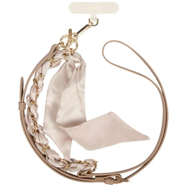 Uniwersalna smycz do telefonu 2w1 UNIQ   Coehl Caryne dusty nude