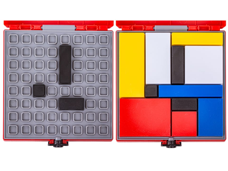 Logiczna gra zręcznościowa IQ Puzzle, Układanka, Łamigłówka, Kolorowe klocki