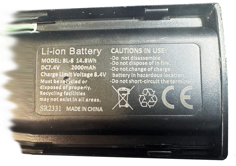 Akumulator Baofeng BL-8 Bateria 2000mAh UV-82