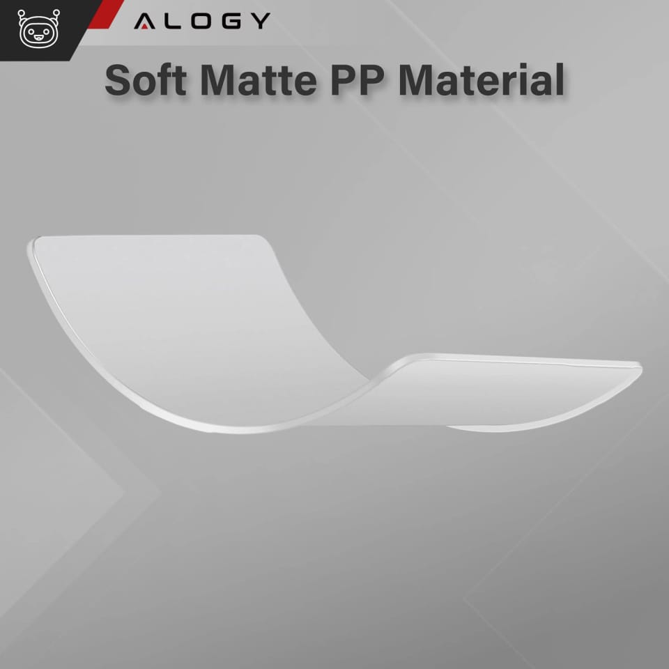 Etui ochronne do Apple Macbook Pro 14 - M1/M2/M3/M4 2021-2024 Alogy AirGuard™ Elastyczna obudowa bez odcisków palców Matowa Przezroczysta Biel