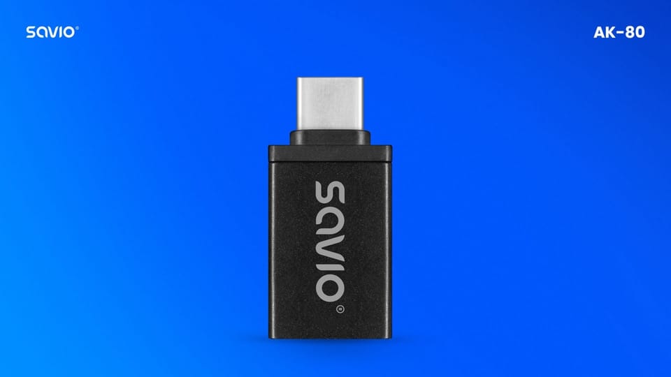 Adapter USB-A USB-C AK80 SAVIO