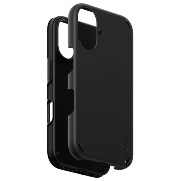 Etui CARE by PanzerGlass Feature Double  Defense Case iPhone 16 6.1" czarny/black 1333