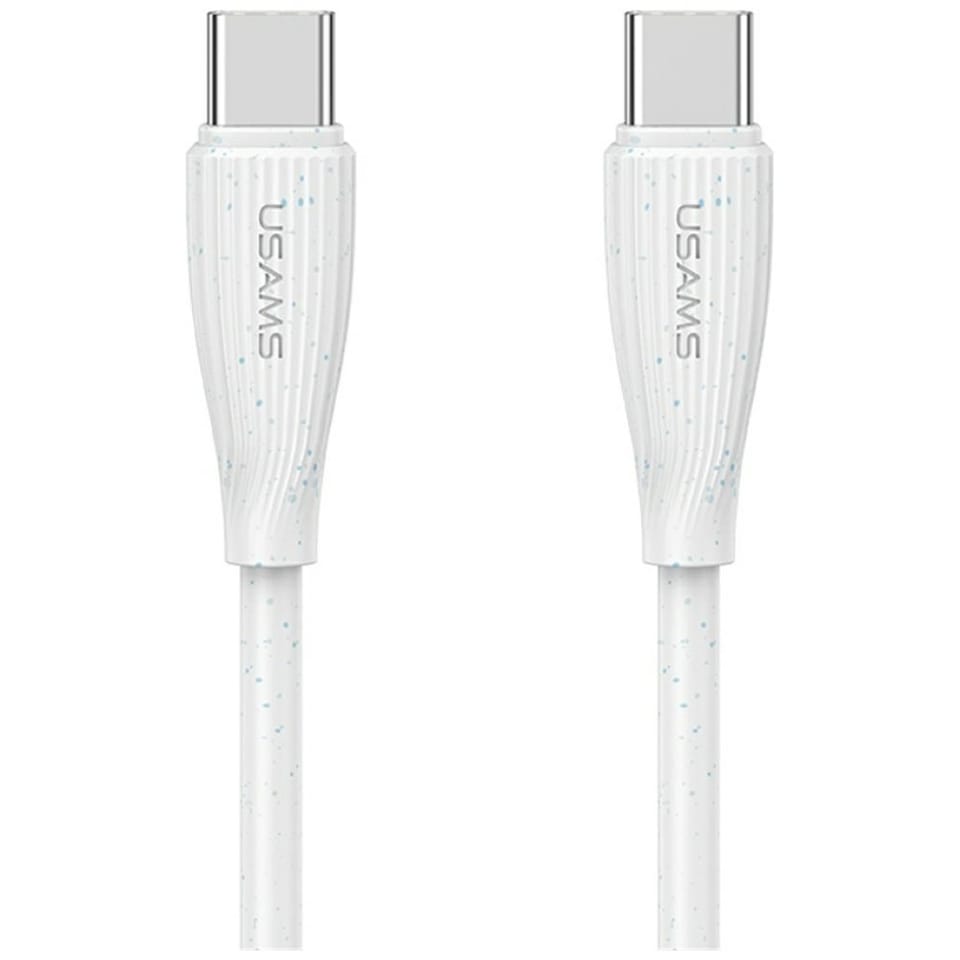 Kabel USAMS Green Series SJ716 60W USB-C do USB-C 1m biały