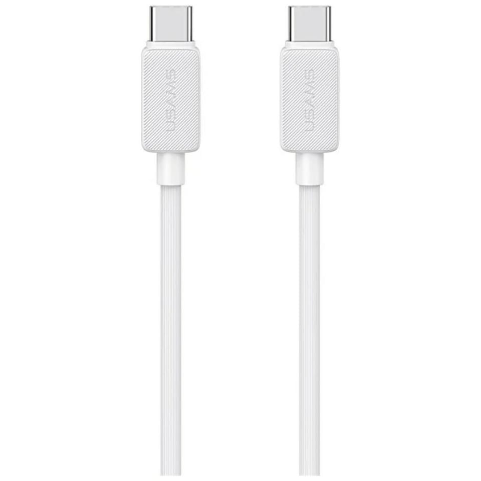 Kabel USAMS KY Series US-SJ691 60W USB-C do USB-C 1m biały