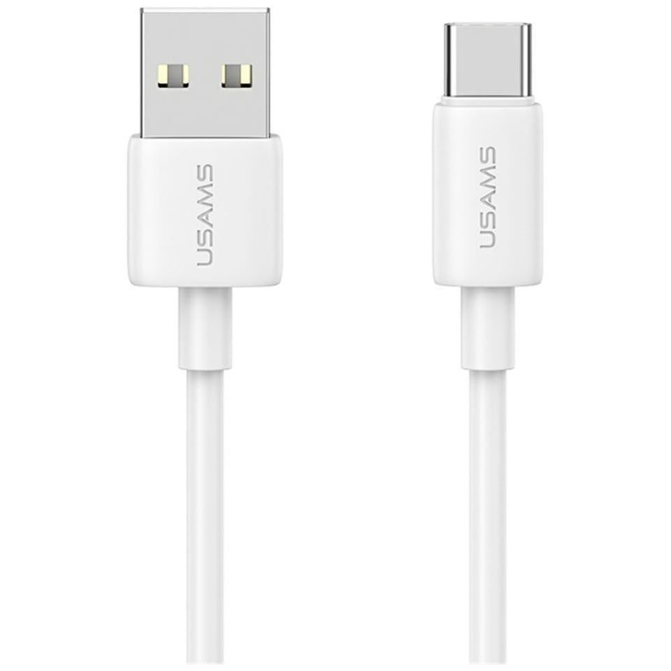 Kabel USAMS YD Series SJ708 18W 3A USB-A do USB-C 1m biały