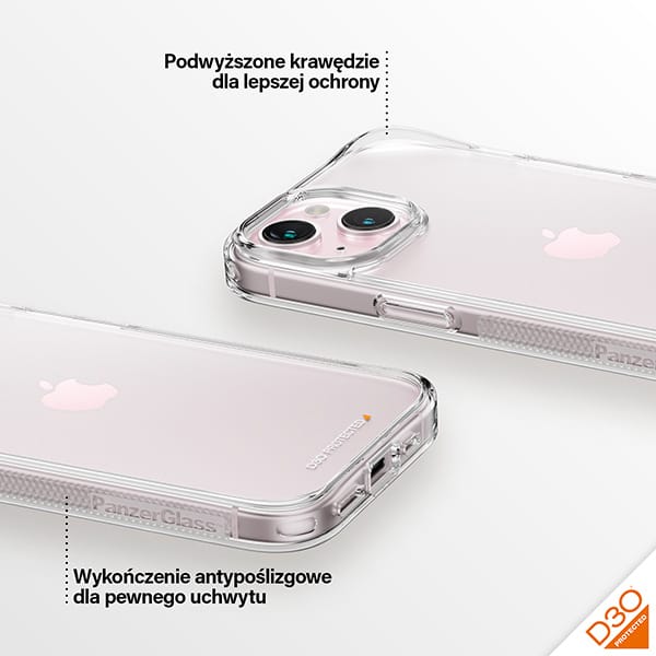 PanzerGlass Privacy Bundle 3in1 iPhone15 Plus 6.7" D3O Hardcase + Screen Protector UWF+ Lens 1136+1174+P2811