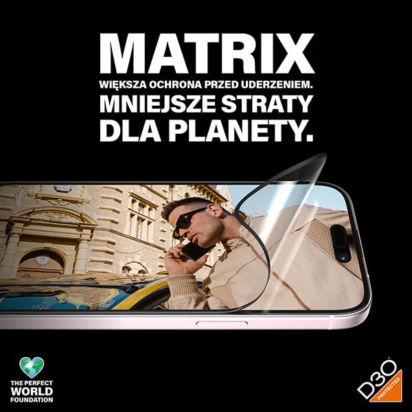 PanzerGlass Matrix D3O UWF iPhone 15Plus 6.7" Ultra-Wide-Fit rPET Screen Protection Easy Aligner Included 2819 hybryda