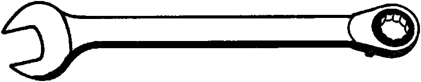 Zestaw TCS 1/3 kluczy płasko-oczkowych z grzechotką 8-19mm, 12-el. STAHLWILLE