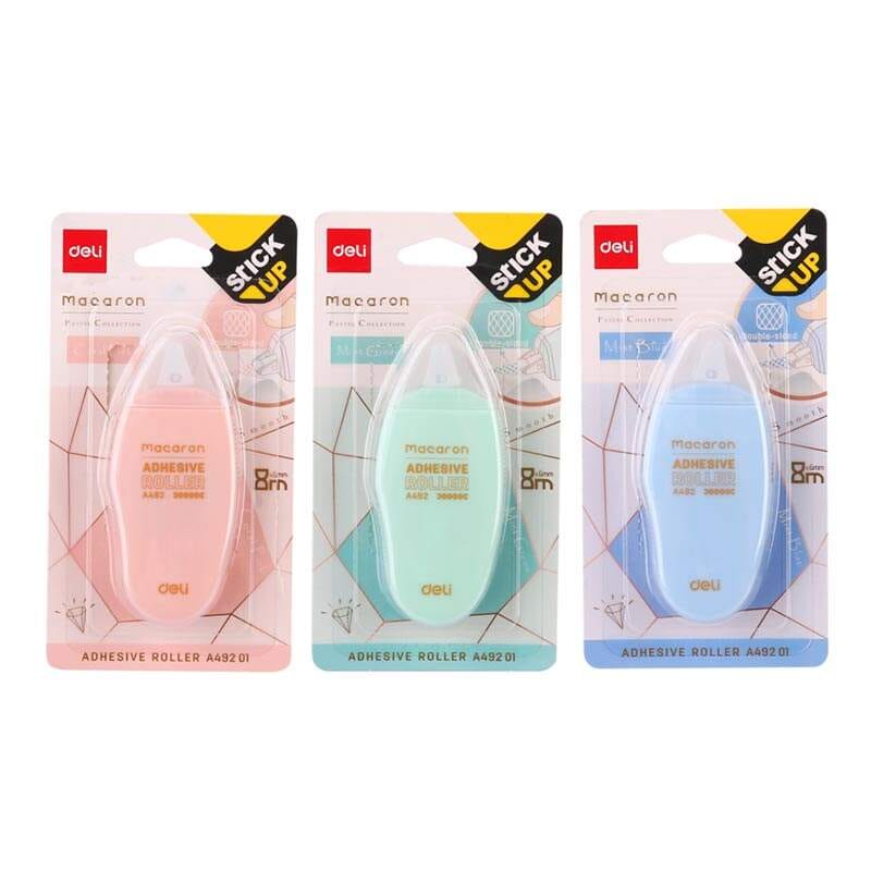 Klej w taśmie MACARON 8mx6mm A49201 DELI