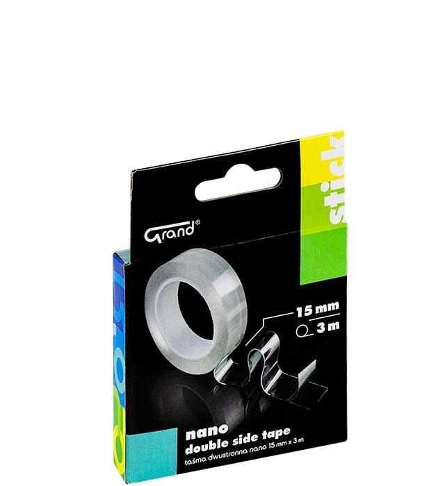 Taśma dwustronna nano 15mm x3m x1mm GRAND 130-1955