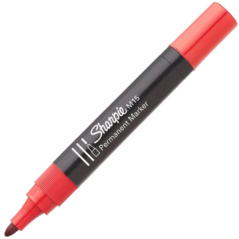 Marker permanetny SHARPIE M15 okrągły czerwony S192605