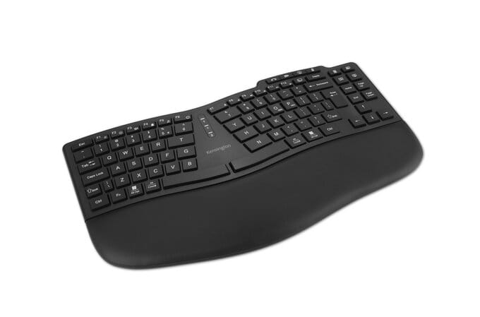 Bezprzewodowa klawiatura ergonomiczna Pro Fit KB675 EQ TKL czarna K75491WW KENSINGTON