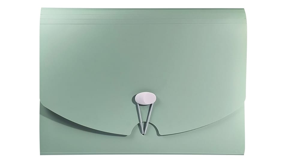 Teczka harmonijkowa A4 PP 13 przegródek zieleń MORANDI THM-A4-03 BIURFOL