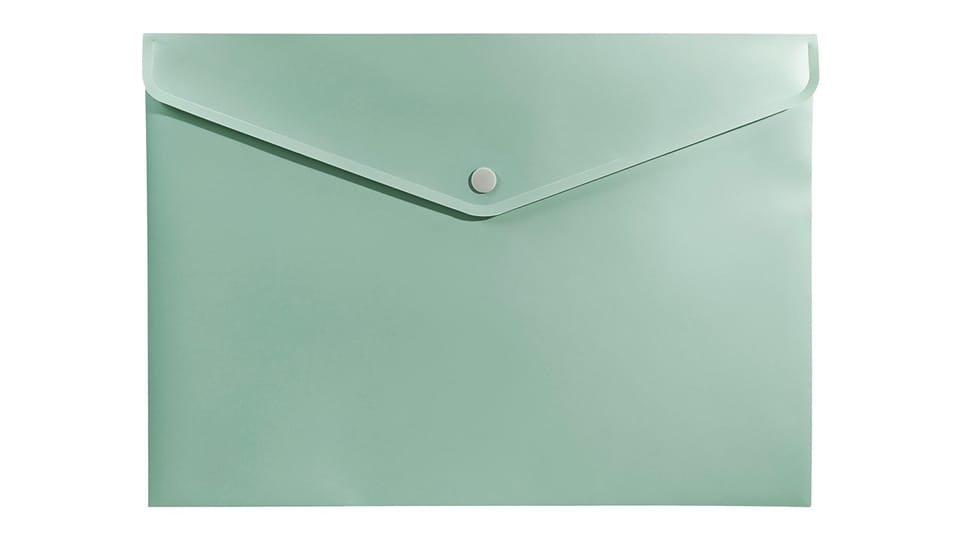 Teczka kopertowa A4 PP zieleń MORANDI TKM-A4-03 BIURFOL