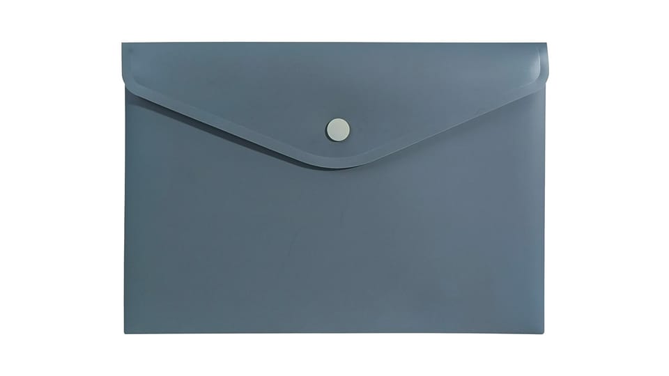 Teczka kopertowa A5 PP grafit MORANDI TKM-A5-02 BIURFOL