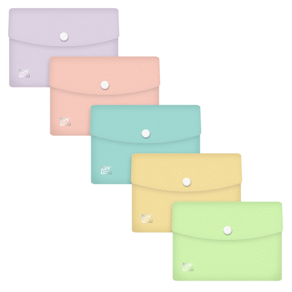 Teczka kopertowa Urban Oxford PASTEL A6 mix kolorów (5sztuk) 400187616