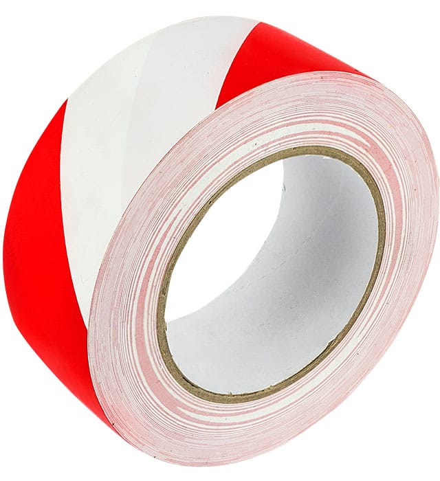 Taśma ostrzegawcza biało-czerwona 48x50m GRAND 130-1961