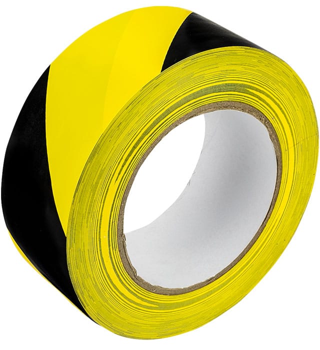 Taśma ostrzegawcza czarno-żółta 48x50m GRAND 130-1960