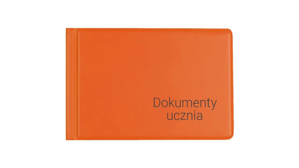 Okładka na dokumenty ucznia ORANGE KOD-12-04 BIURFOL