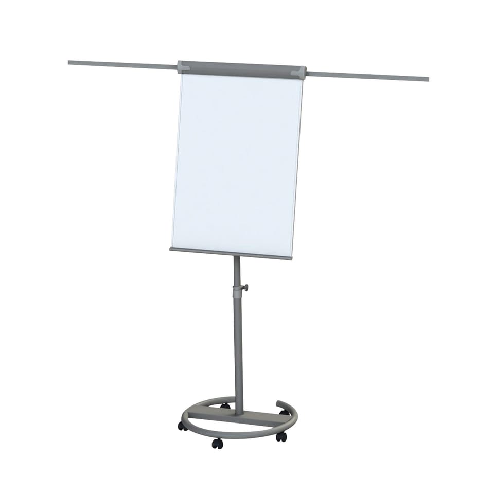 Flipchart suchościeralny magnetyczny mobilny, 2 ramiona TERRA 68x105xh220cm MF004 MEMOBE