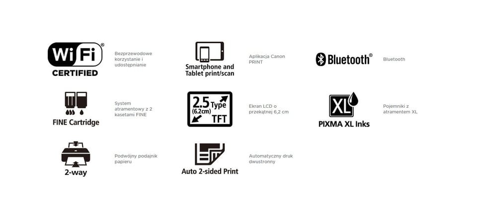 Canon PIXMA | TS5150 | Printer / copier / scanner | Colour | Ink-jet | A4/Legal | Black