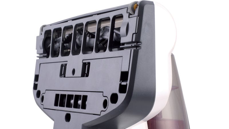 Hoover MBC500UV 011 Odkurzacz do materacy, bezworkowy, pojemnik na kurz 0,3 l, moc 500 W, promień roboczy 5 m, biały/czerwony |