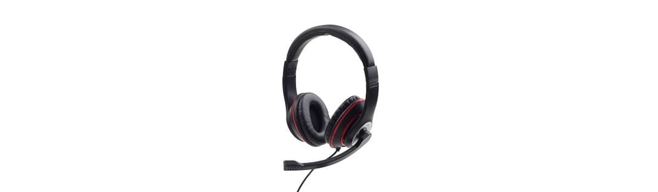 Gembird | MHS-03-BKRD | Stereo headset | Built-in microphone | On-Ear | 3.5 mm