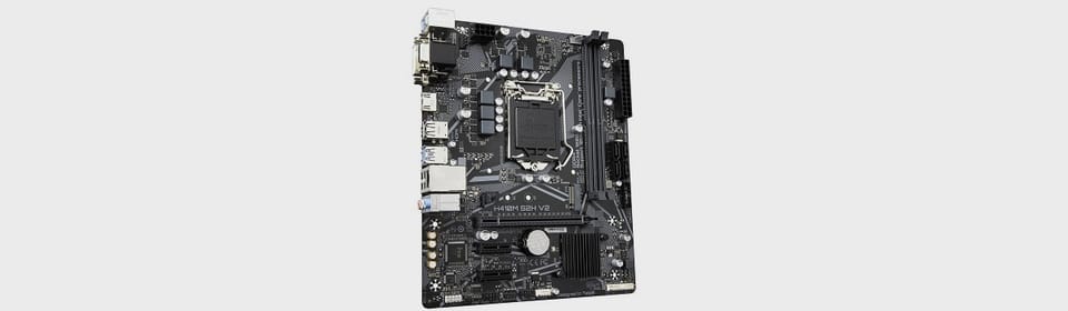 Gigabyte | H410M S2H V2 1.0 M/B | Processor family Intel | Processor socket LGA1200 | DDR4 DIMM | Memory slots 2 | Supported har