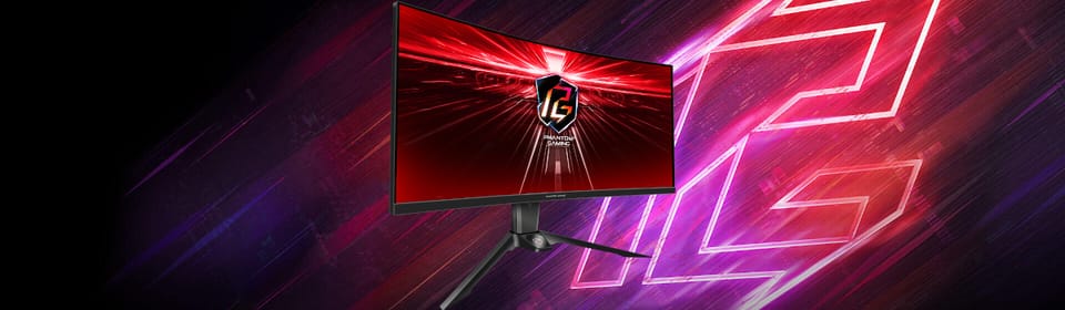 ASRock 34&quot; VA Phantom Gaming PG34WQ15R2B