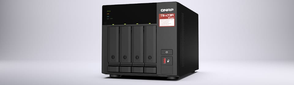 Serwer NAS TS-473A AMD Ryzen QC2.2 GHz.2.5GbE 8 GB RAM