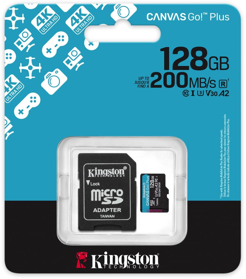 Karta pamięci KINGSTON 128 GB Adapter