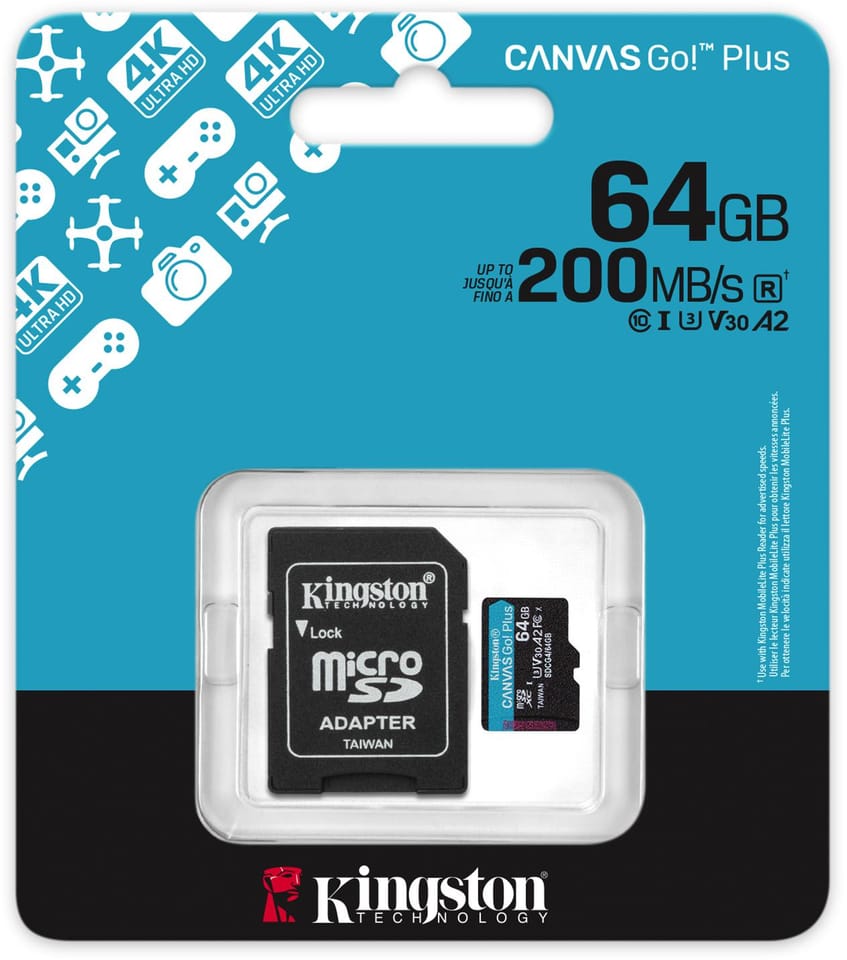 Karta pamięci KINGSTON 64 GB Adapter
